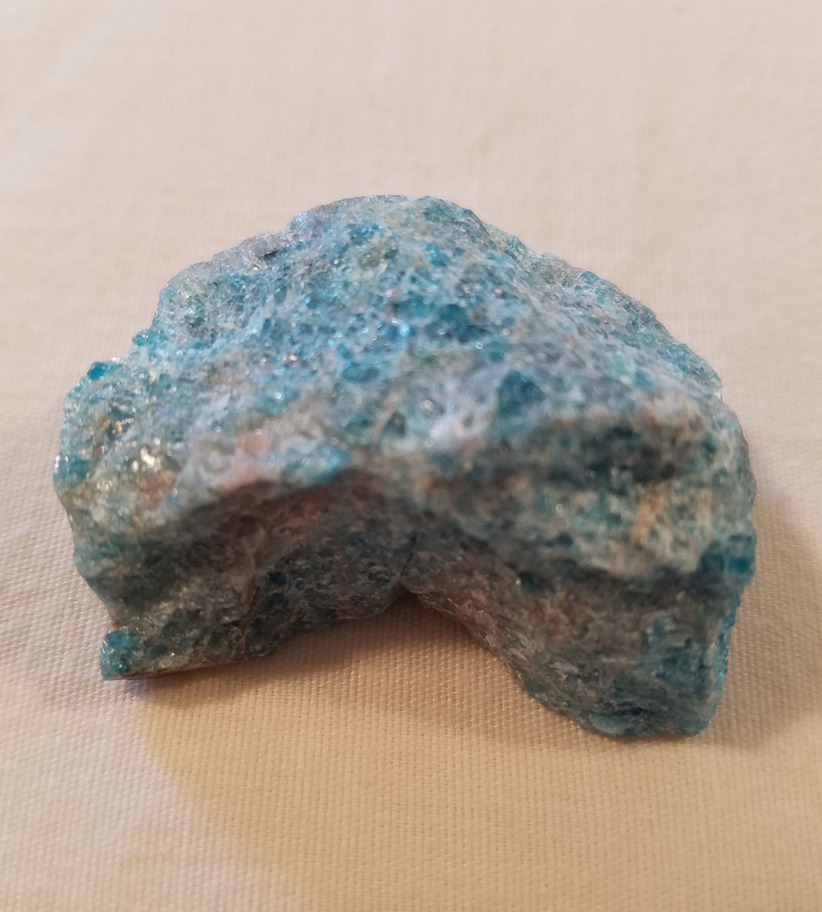 Stone #6 - Blue Apatite | RockTober by Jarrad Hewett